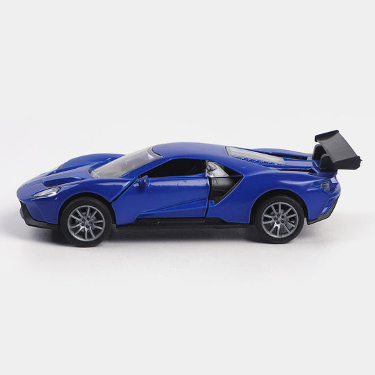 Die-Cast Model Pullback Car With Light Sound | Blue