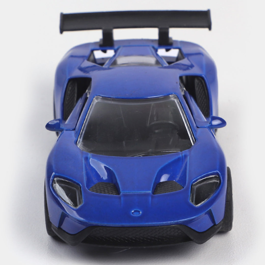 Die-Cast Model Pullback Car With Light Sound | Blue