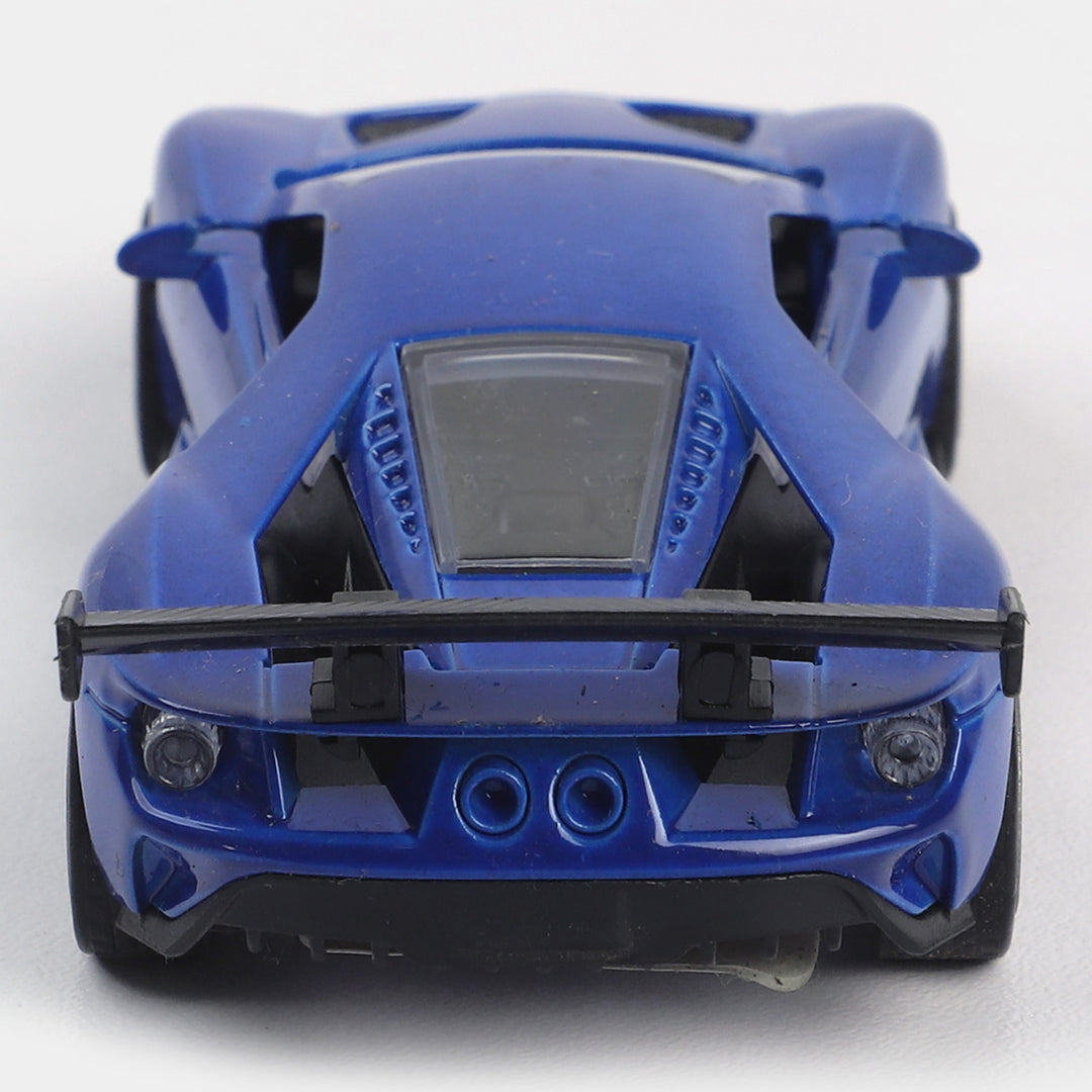 Die-Cast Model Pullback Car With Light Sound | Blue