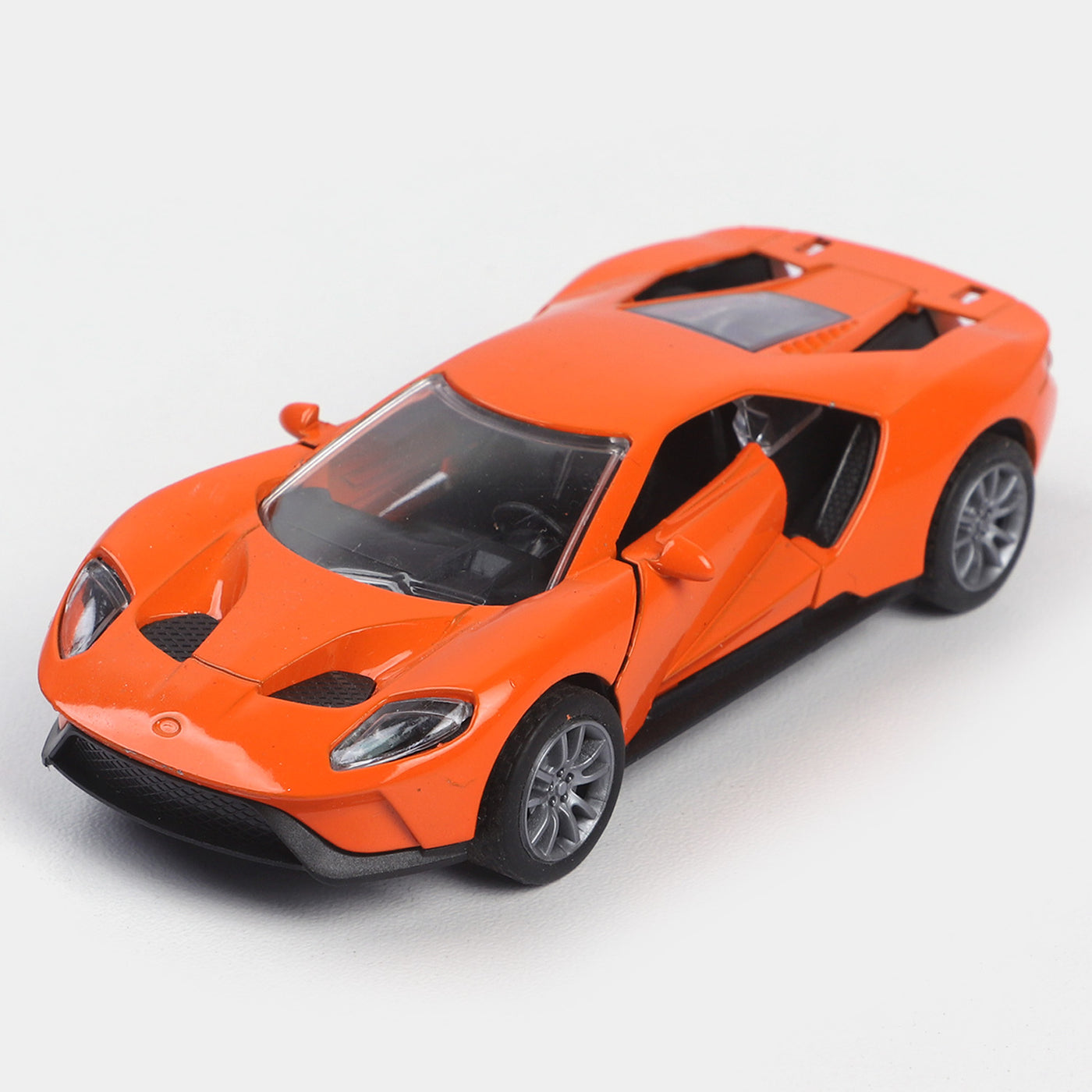 Die-Cast Model Pullback Car With Light Sound | ORANGE