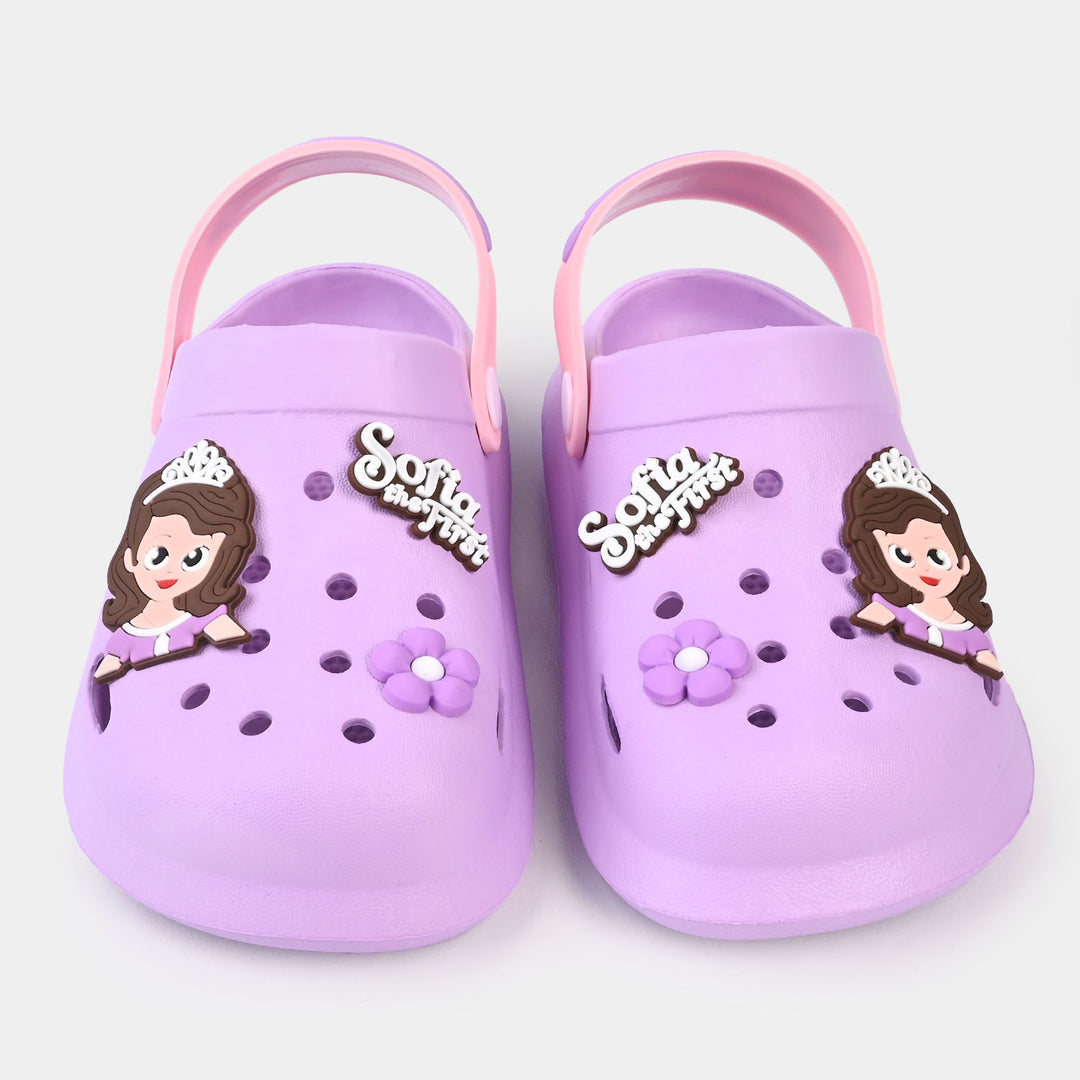 GIRLS CLOGS NON-SLIP SLIPPER-PURPLE