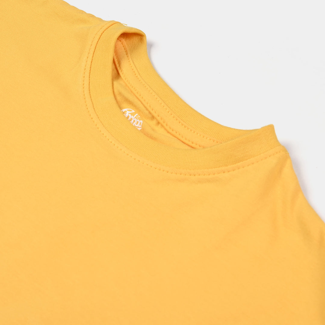 Girls Lycra Jersey T-Shirt H/S Basic -Citrus