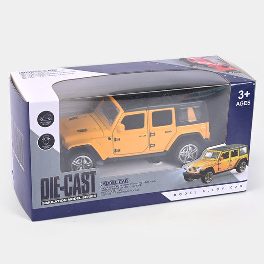 Die-Cast Model Pullback Jeep With Light Sound