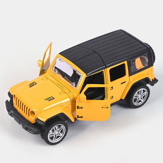 Die-Cast Model Pullback Jeep With Light Sound