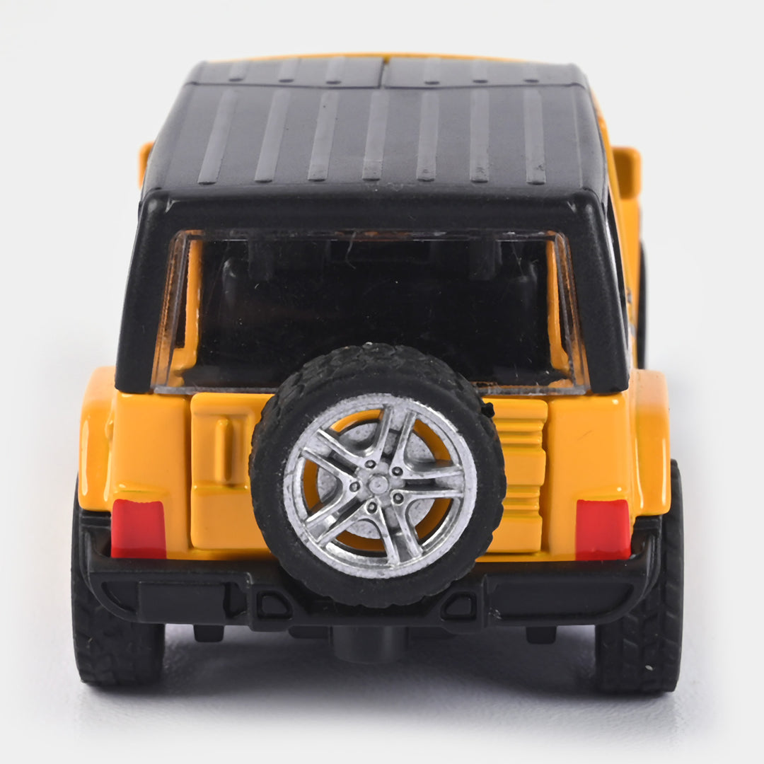 Die-Cast Model Pullback Jeep With Light Sound