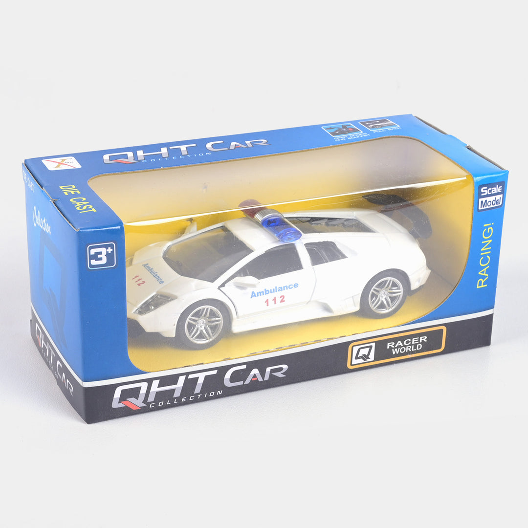 Die-Cast Model Pullback Car With Light Sound