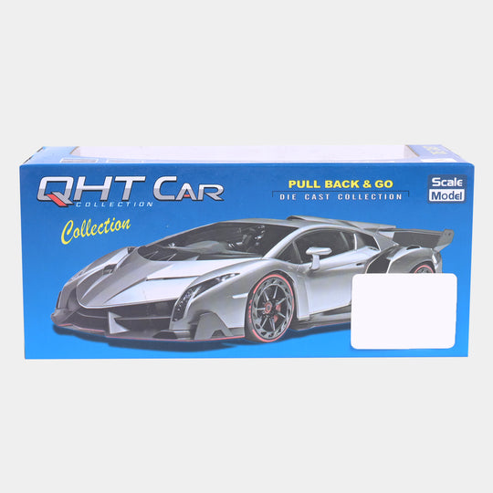 Die-Cast Model Pullback Car With Light Sound