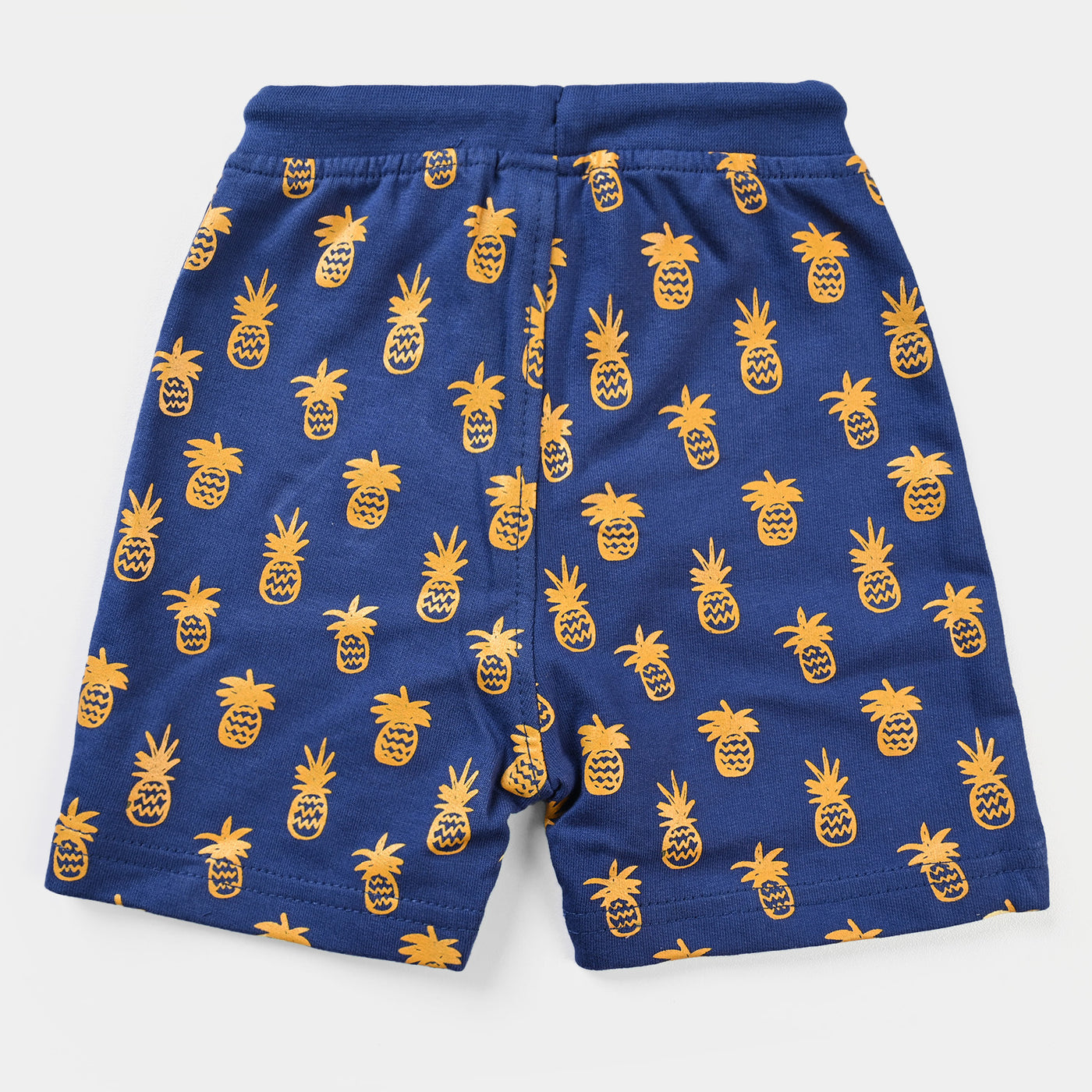 Infant Boys Cotton Terry Knitted Short Pineapple-True Navy