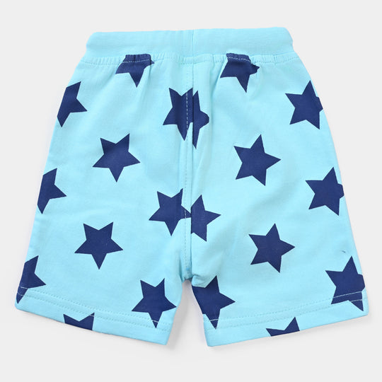 Infant Boys Cotton Terry Knitted Short All Star-T.Turquoise