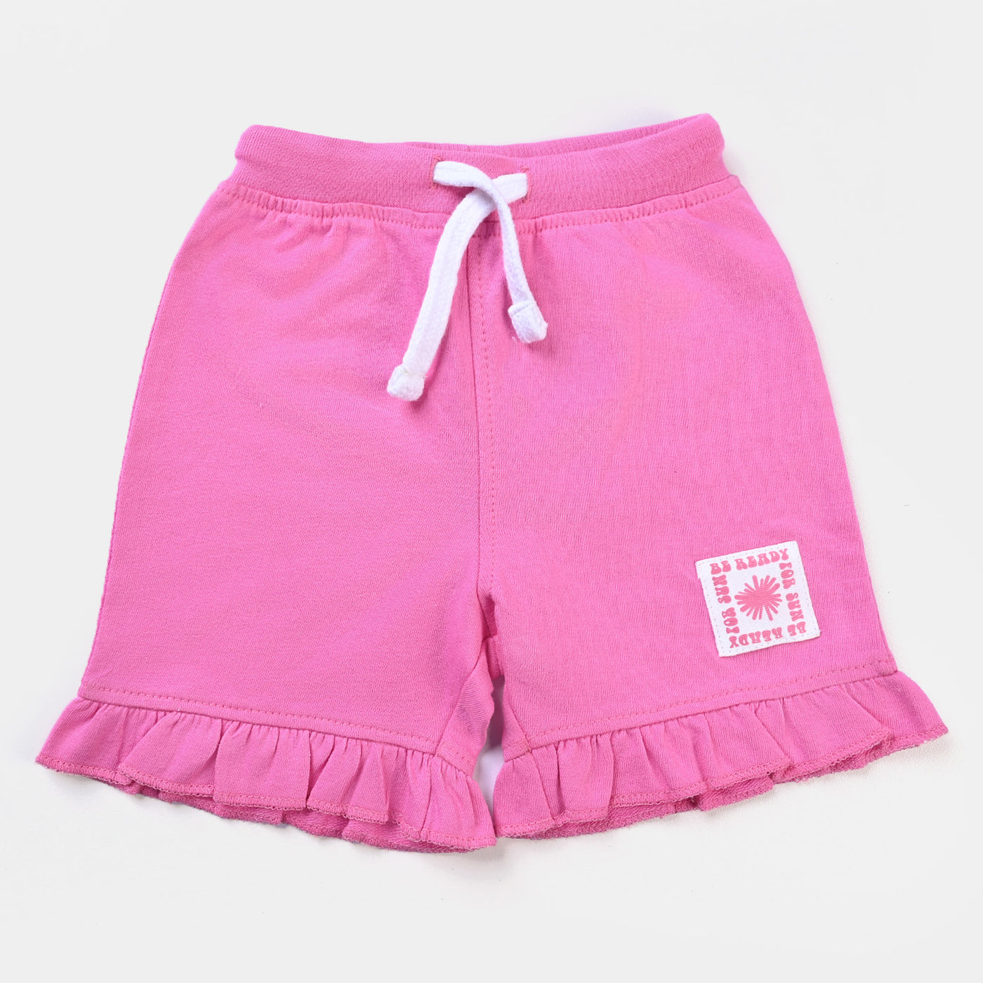 Infant Girls Cotton Terry Knitted Short Be The Sun-S.Moon