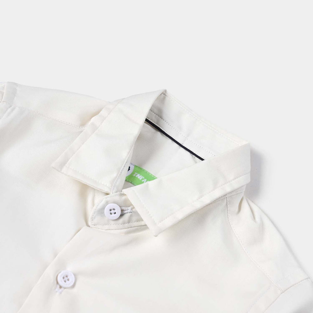 Infant Boys Oxford Formal Shirt-White