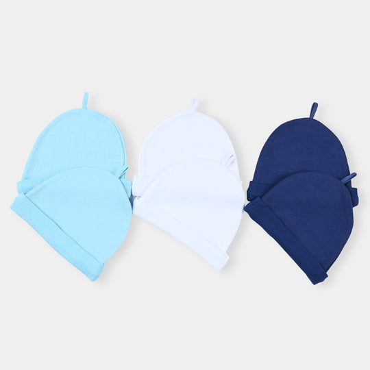 Pack OF 3 Infant Cap Basic - Mix