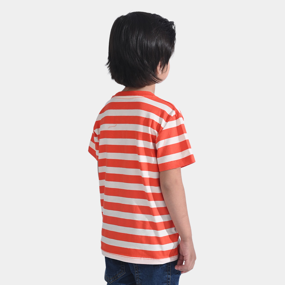 Boys Cotton Jersey T-Shirt H/S | Sun-White