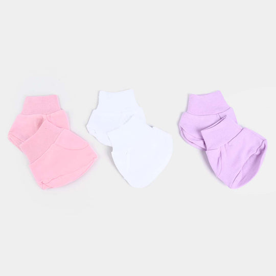 Infant Girls Cotton Interlock Socks Basic-mIX