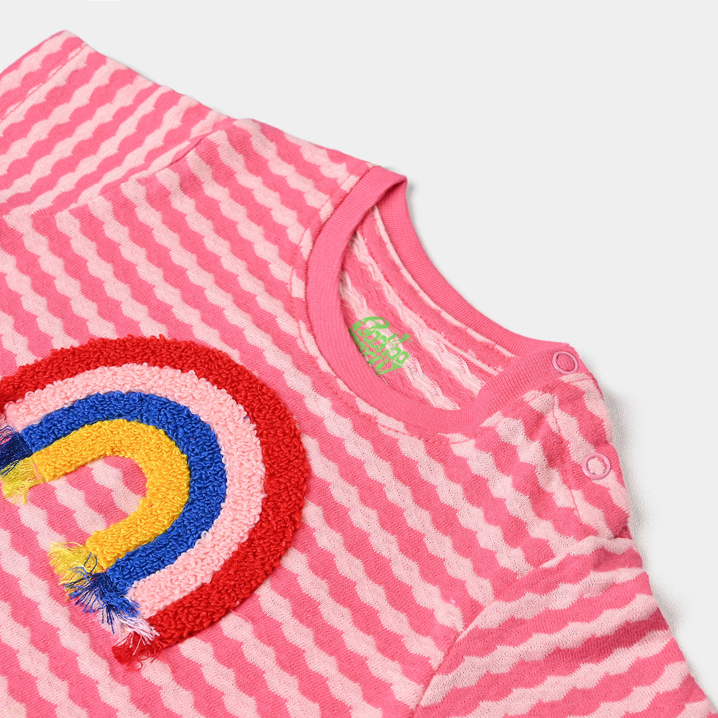 Infant Girls  Jacquard T-Shirt Rainbow-Pink