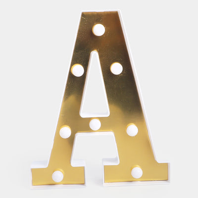 Decoration HB LED Light Golden "A"