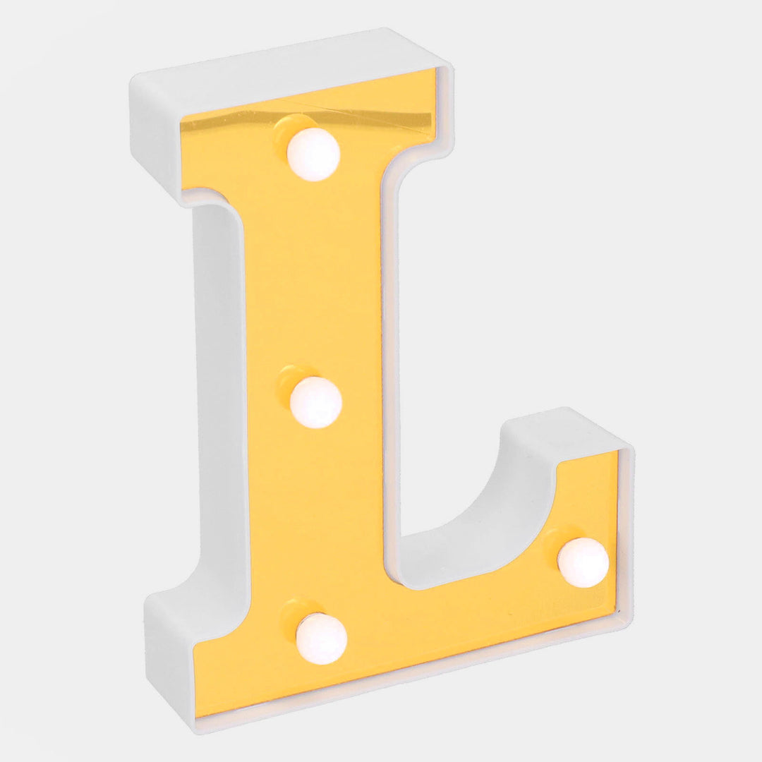 Decoration HB LED Light Golden "L "