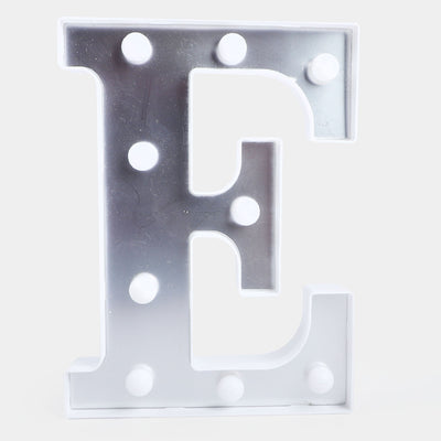 Decoration HB LED Light Silver "E"