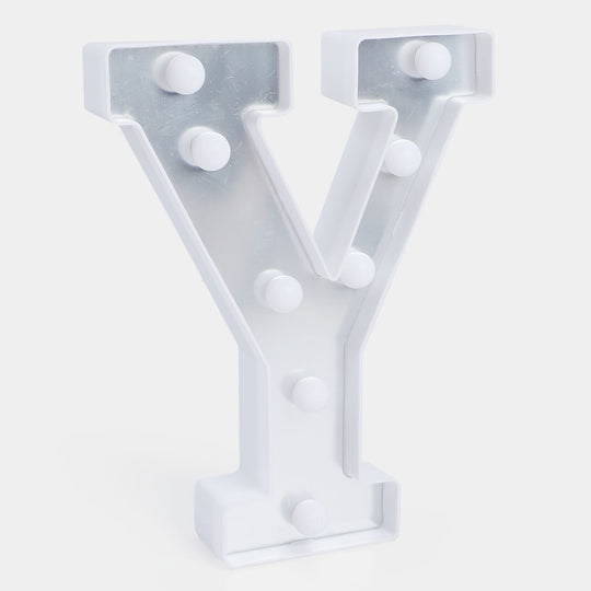 Decoration HBD LED Light Silver "Y"