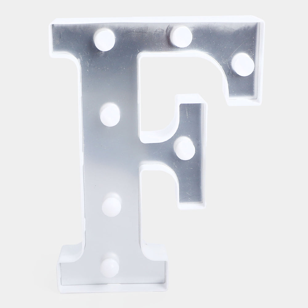 Decoration HB LED Light Silver "F"