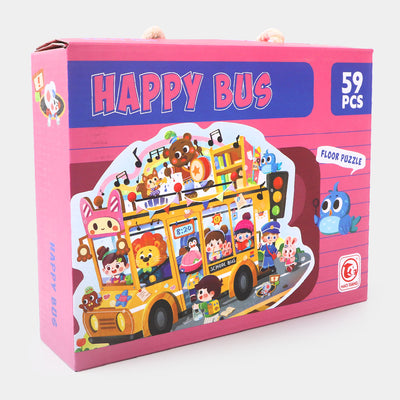 Happy Bus Puzzle 59PCs For Kids