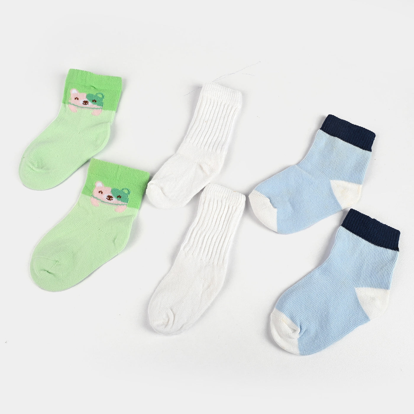 Socks Cotton 3Pair | 0 to 6M