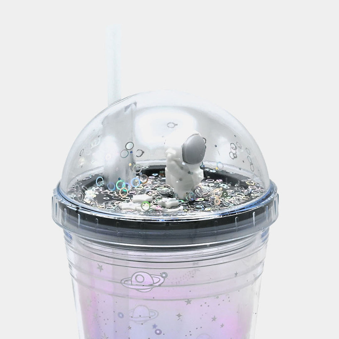 Fancy Straw Glass/Cup For Kids