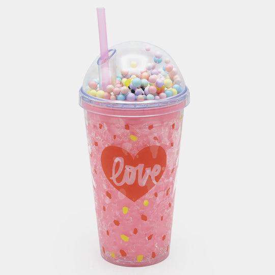 Fancy Straw Glass/Cup For Kids