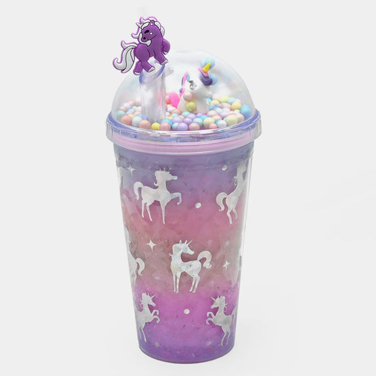 Fancy Straw Glass/Cup For Kids