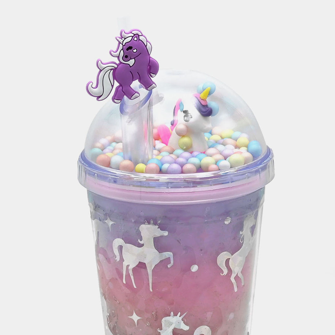 Fancy Straw Glass/Cup For Kids