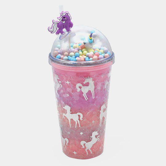 Fancy Straw Glass/Cup For Kids