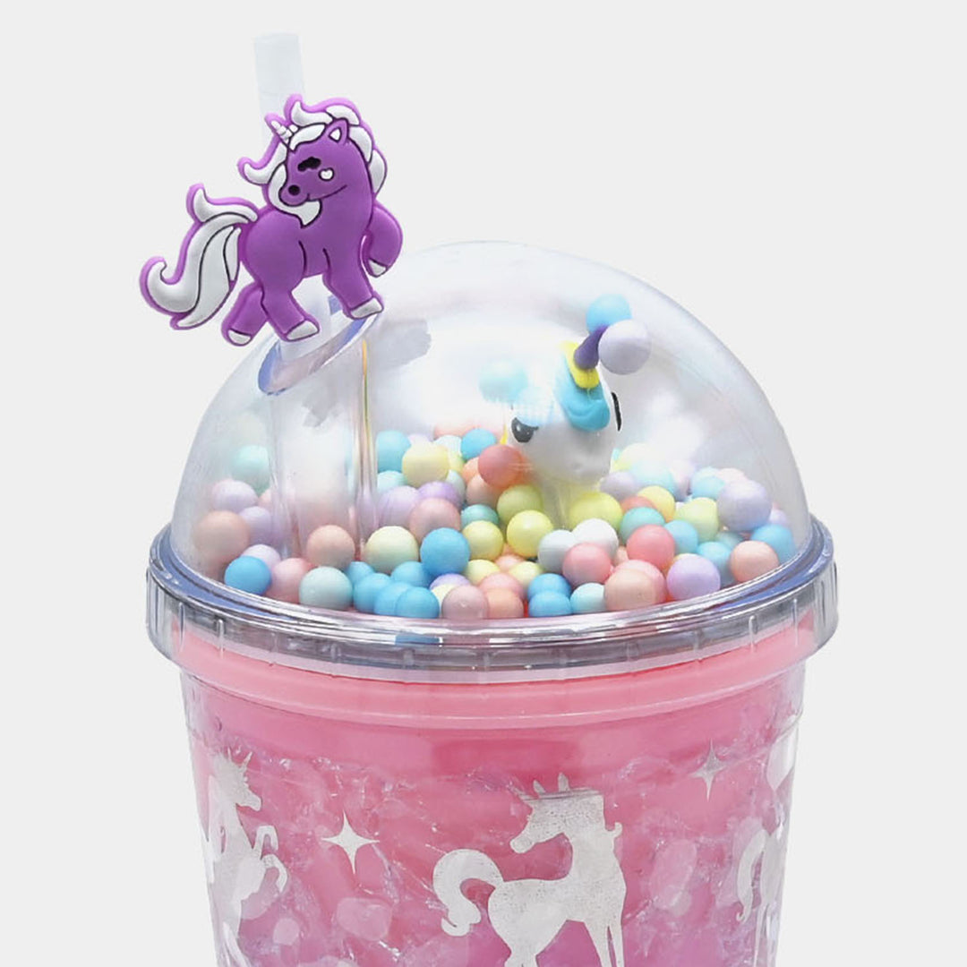 Fancy Straw Glass/Cup For Kids