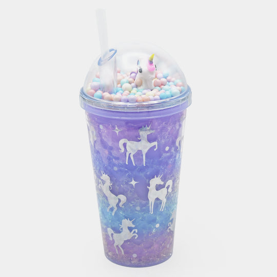 Fancy Straw Glass/Cup For Kids