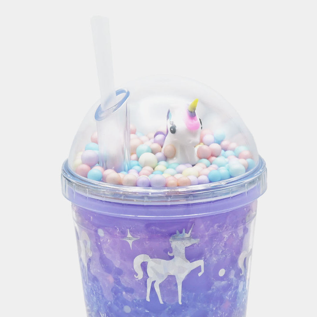 Fancy Straw Glass/Cup For Kids