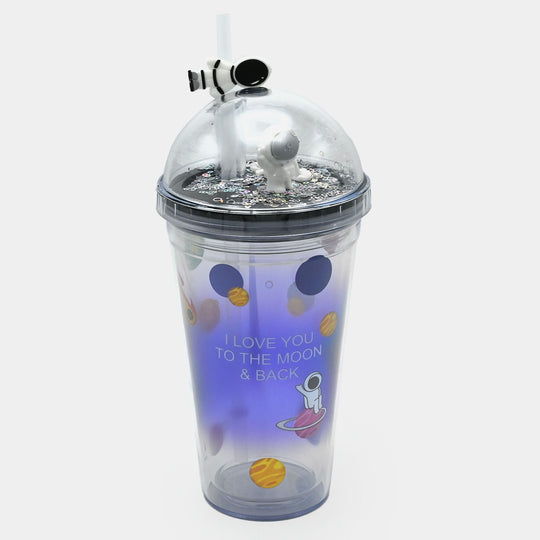 Fancy Straw Glass/Cup For Kids