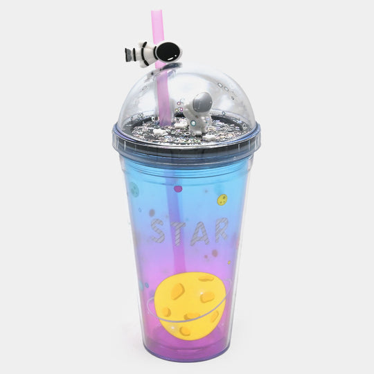 Fancy Straw Glass/Cup For Kids