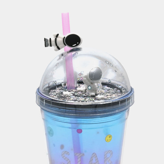 Fancy Straw Glass/Cup For Kids