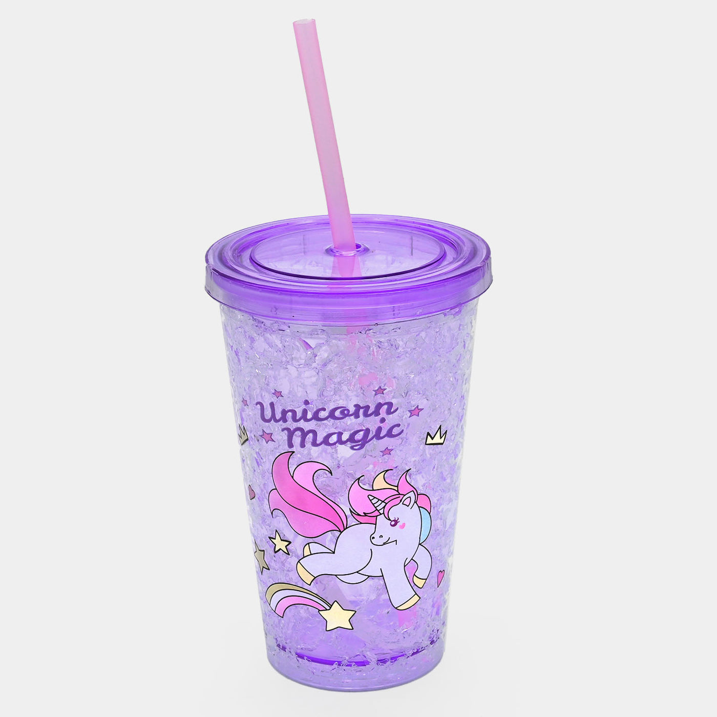 Fancy Straw Glass/Cup For Kids