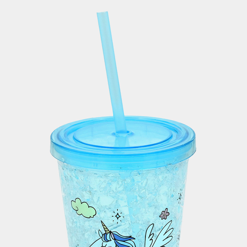 Fancy Straw Glass/Cup For Kids