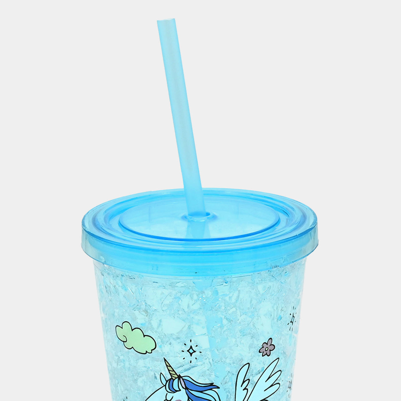 Fancy Straw Glass/Cup For Kids