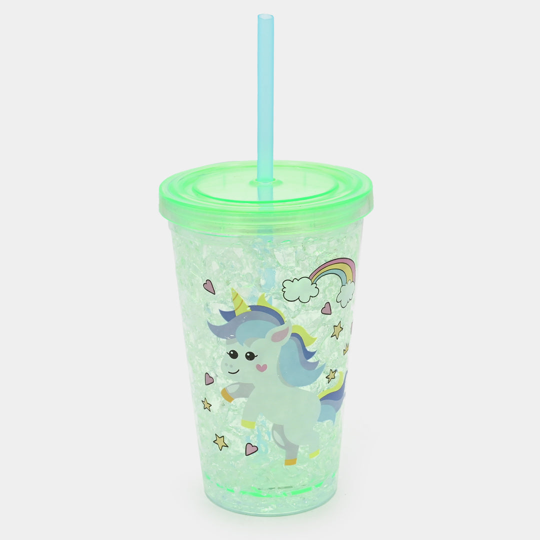 Fancy Straw Glass/Cup For Kids