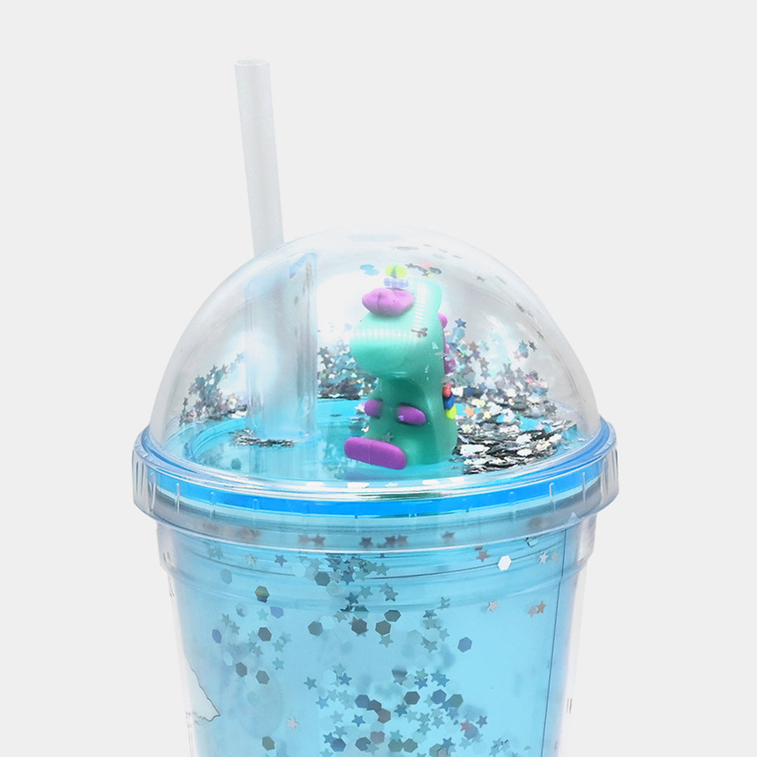 Fancy Straw Glass/Cup For Kids