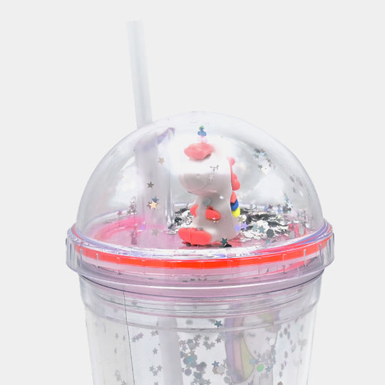 Fancy Straw Glass/Cup For Kids