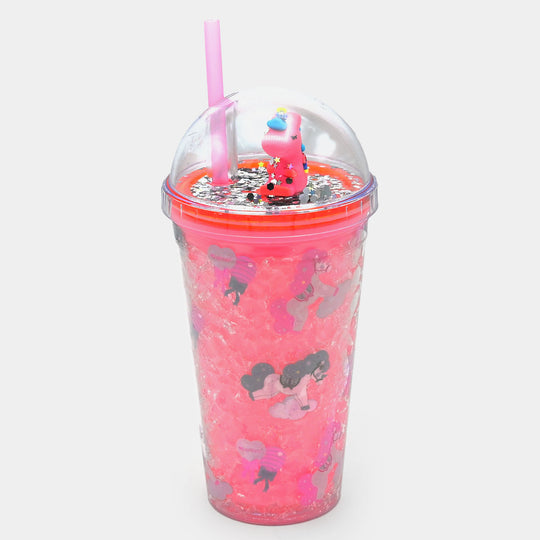 Fancy Straw Glass/Cup For Kids