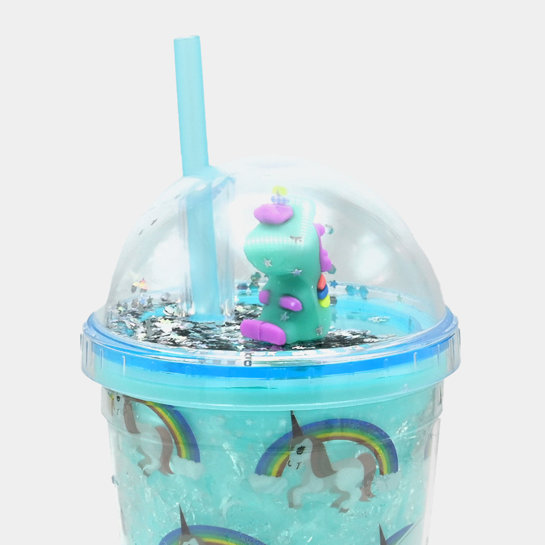 Fancy Straw Glass/Cup For Kids