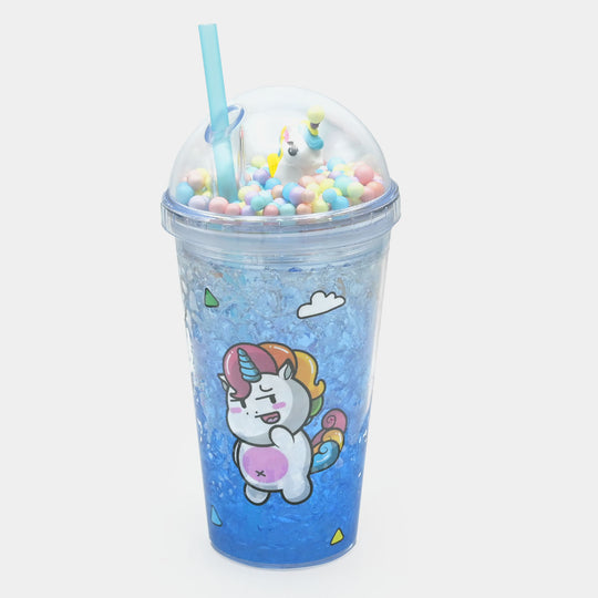 Fancy Straw Glass/Cup For Kids