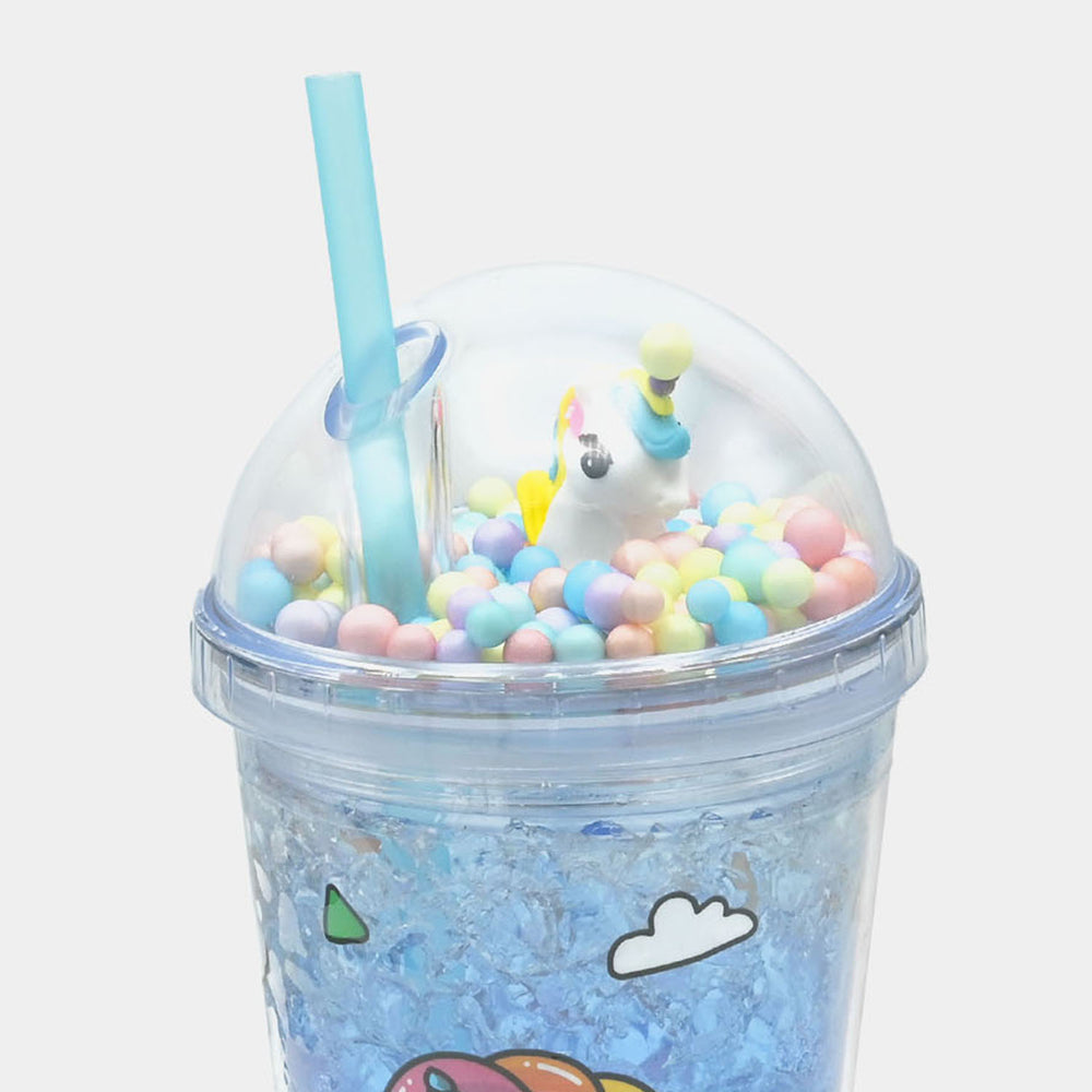 Fancy Straw Glass/Cup For Kids