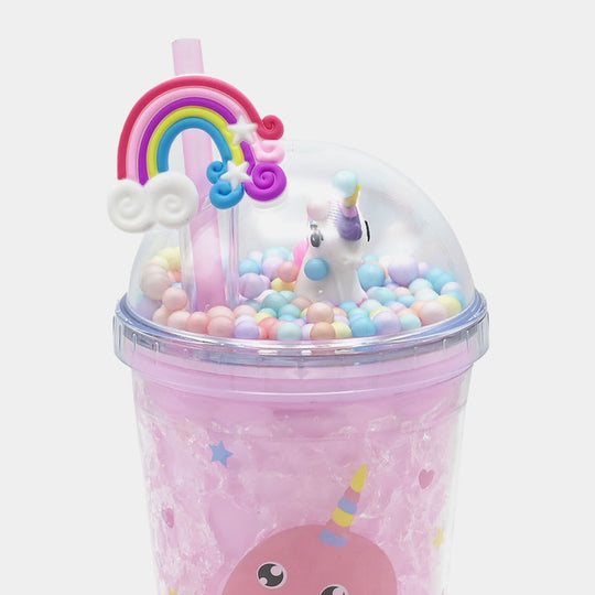 Fancy Straw Glass/Cup For Kids