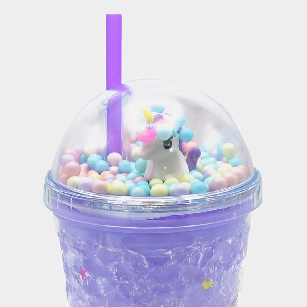 Fancy Straw Glass/Cup For Kids