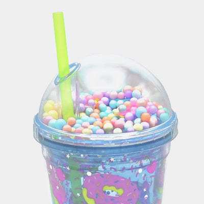 Fancy Straw Glass/Cup For Kids